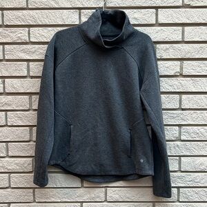 LAYER 8 Cowl Neck Pullover Grey Sweater L